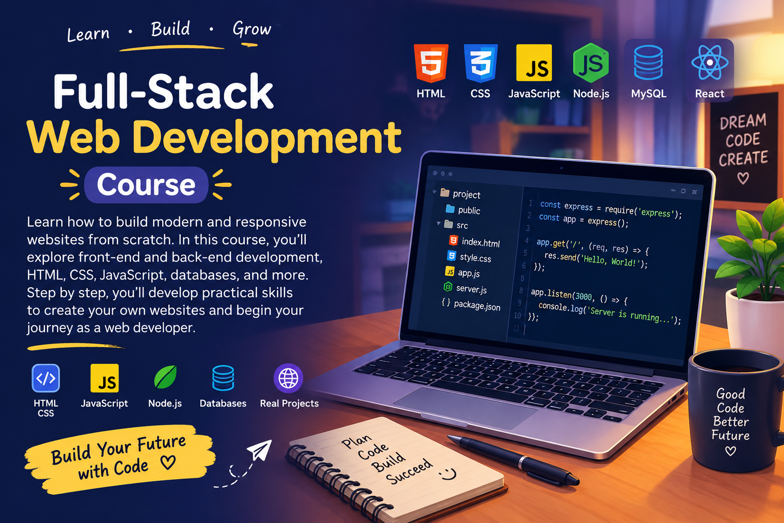 Fullstack website development