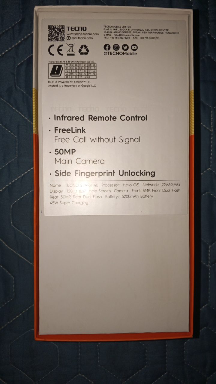 Tecno spark 40 photo 1