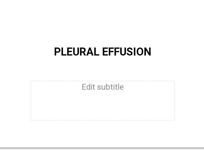 Pleural effusion ppt