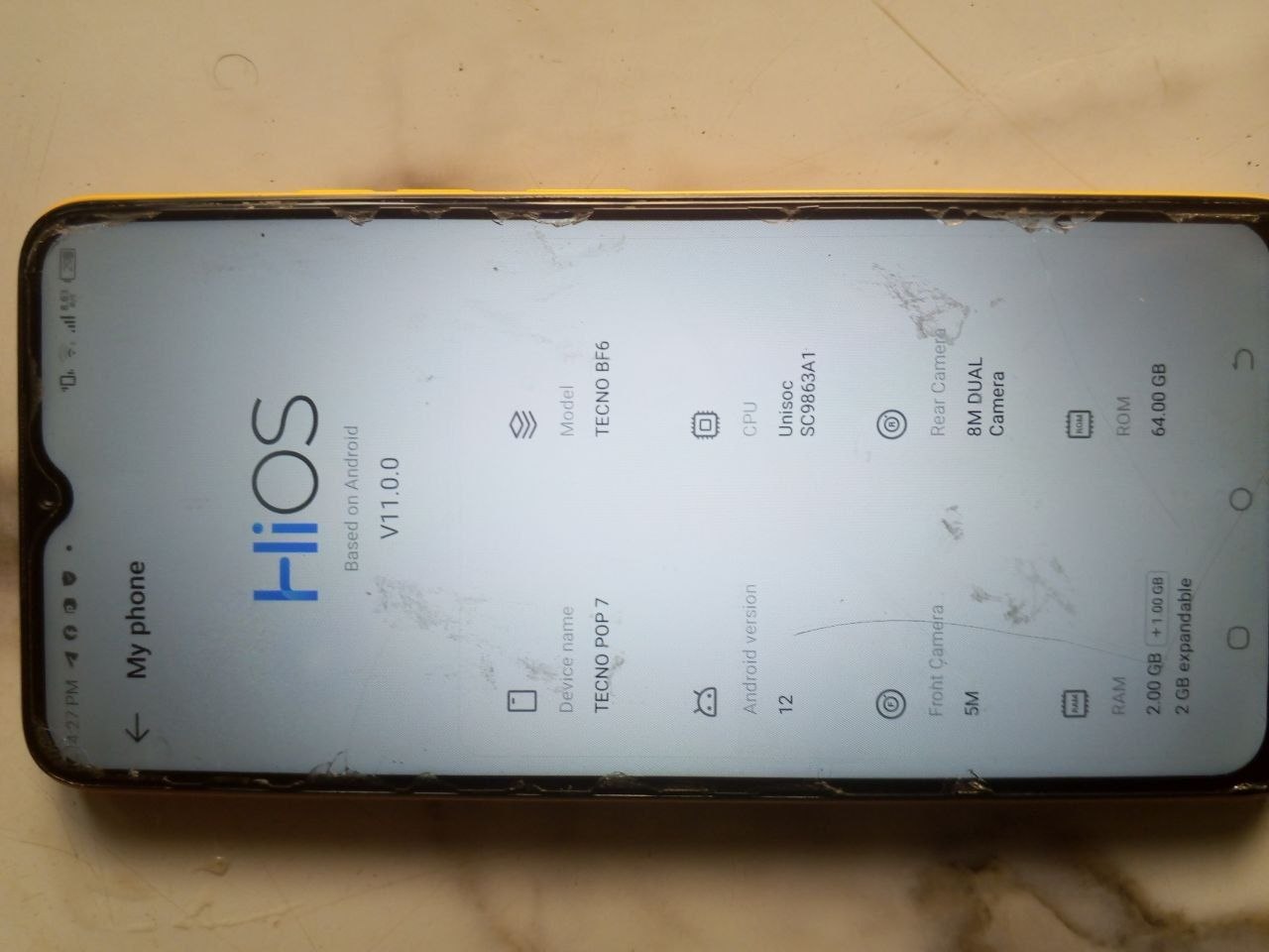 Techno pop 7 64GB 2+2 RAM